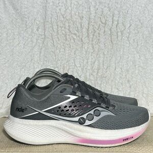 Saucony Womens Cinder Orchard Ride 17 Running Athletic Sneakers Shoes SZ US 9.5